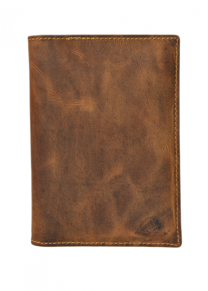 Vintage Ausweismappe 4tlg. brown Leder